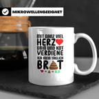 Bürohumor Tasse Sarkastischer Spruch, Lustiges Geschenk für  – Weiß [farbe:weiß]