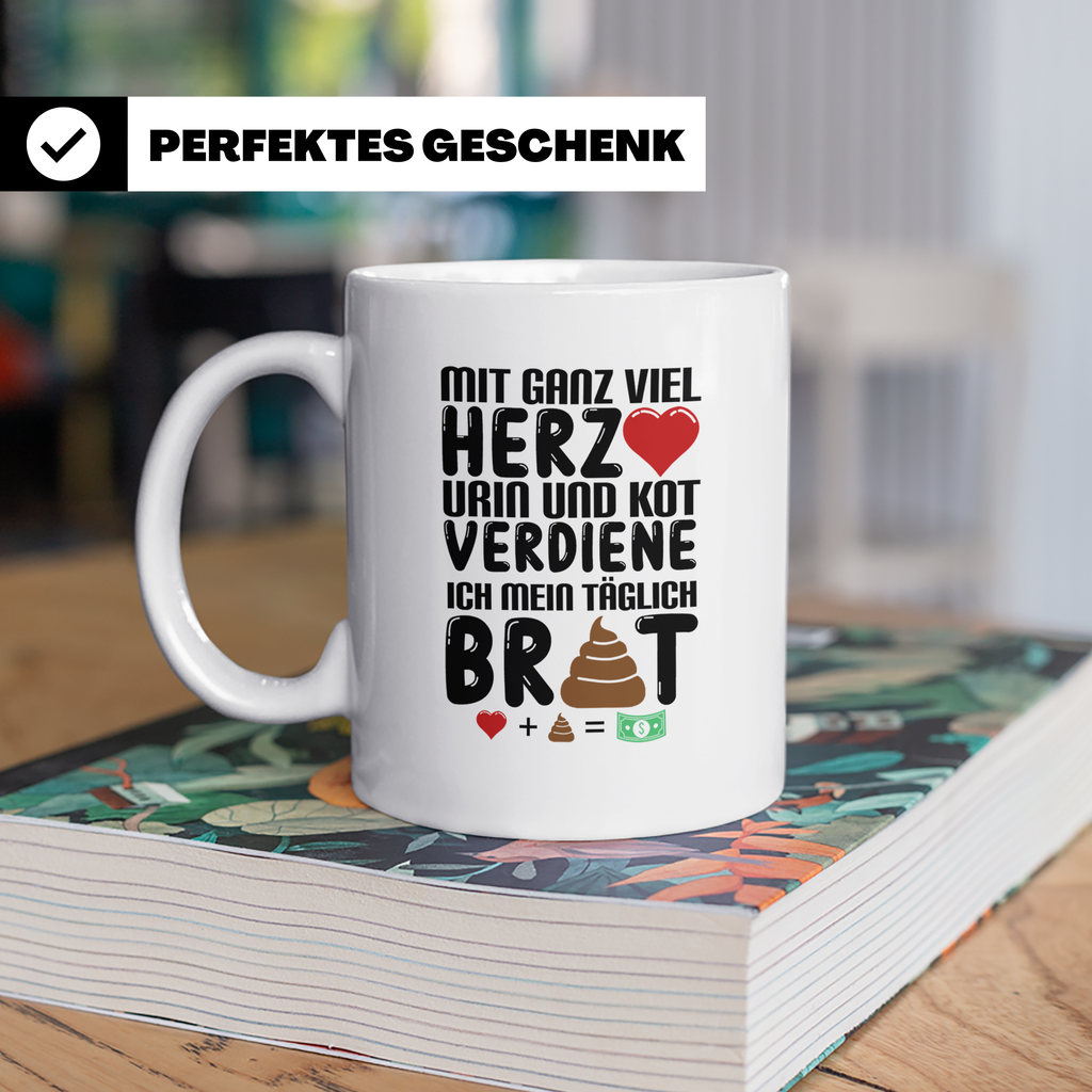 Bürohumor Tasse Sarkastischer Spruch, Lustiges Geschenk für  – Weiß [farbe:weiß]