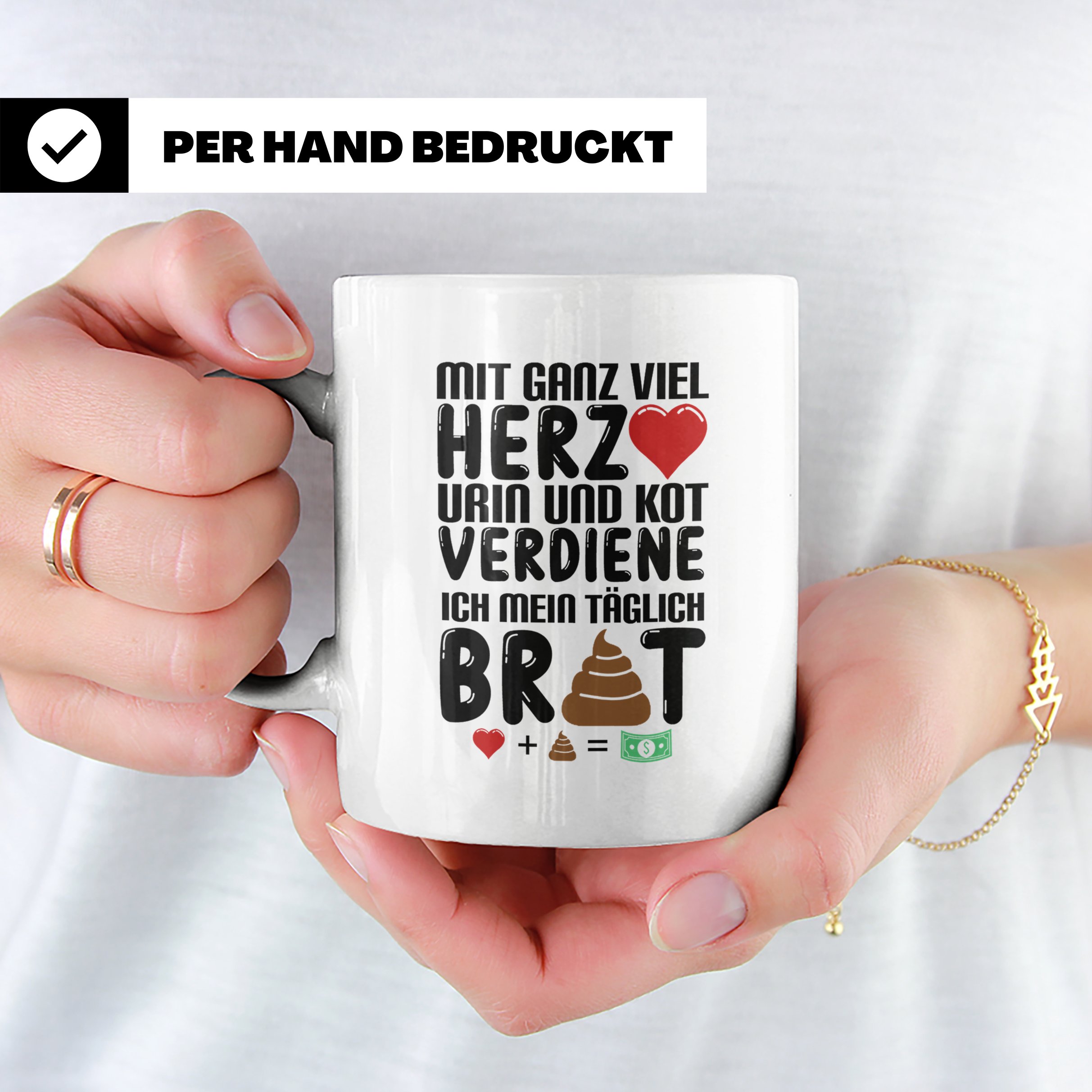 Bürohumor Tasse Sarkastischer Spruch, Lustiges Geschenk für  – Weiß [farbe:weiß]