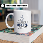 Berufssadist Tasse, Lustiges Physiotherapeut Geschenk, Masse – Weiß [farbe:weiß]