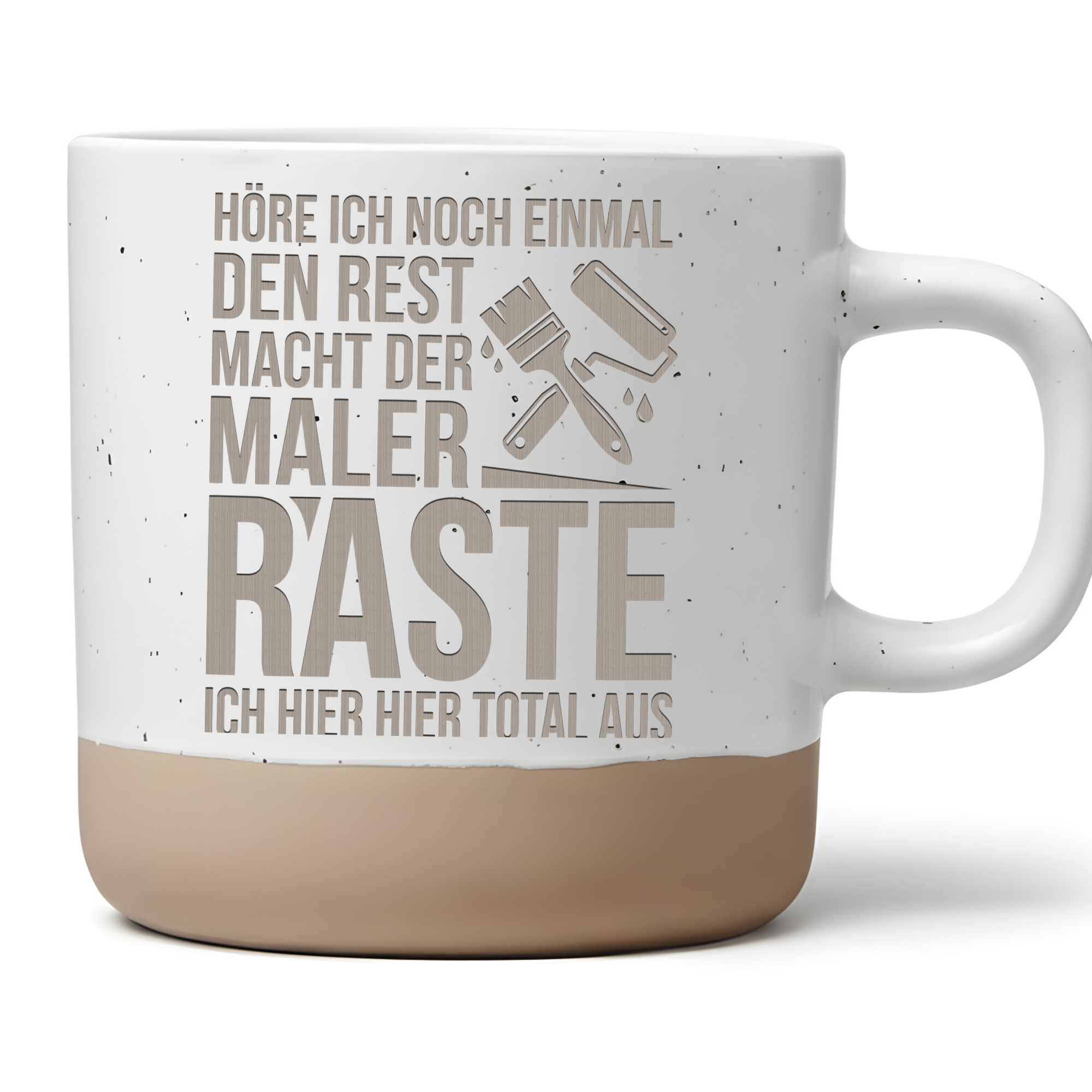 Maler Tasse Lustiger Spruch, Kaffeetasse Maler und Lackierer Geschenk, – Bild 1
