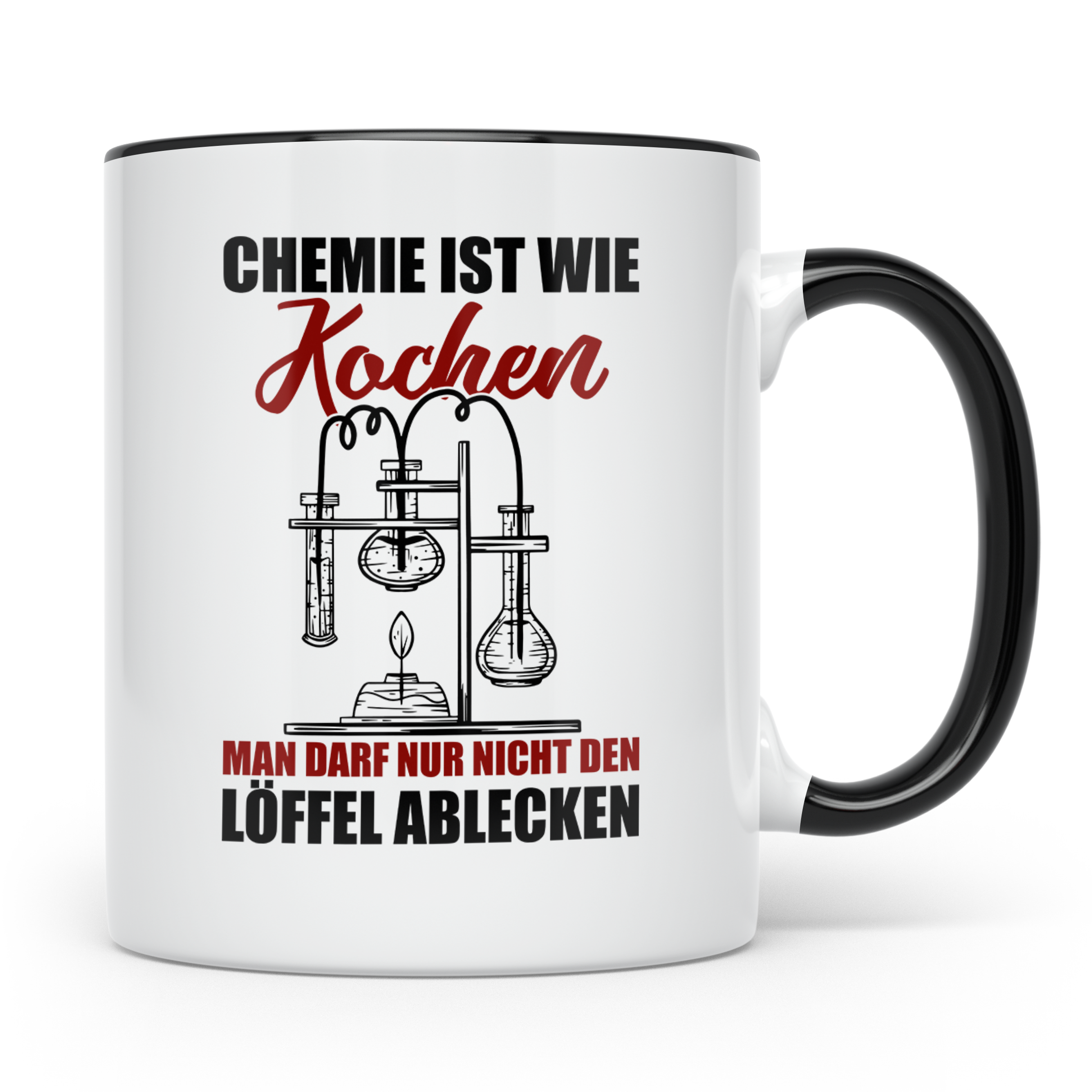 Chemie Tasse Lustig, Chemiker Geschenk, Kaffeetasse Labor Sp – Schwarz [farbe:schwarz]