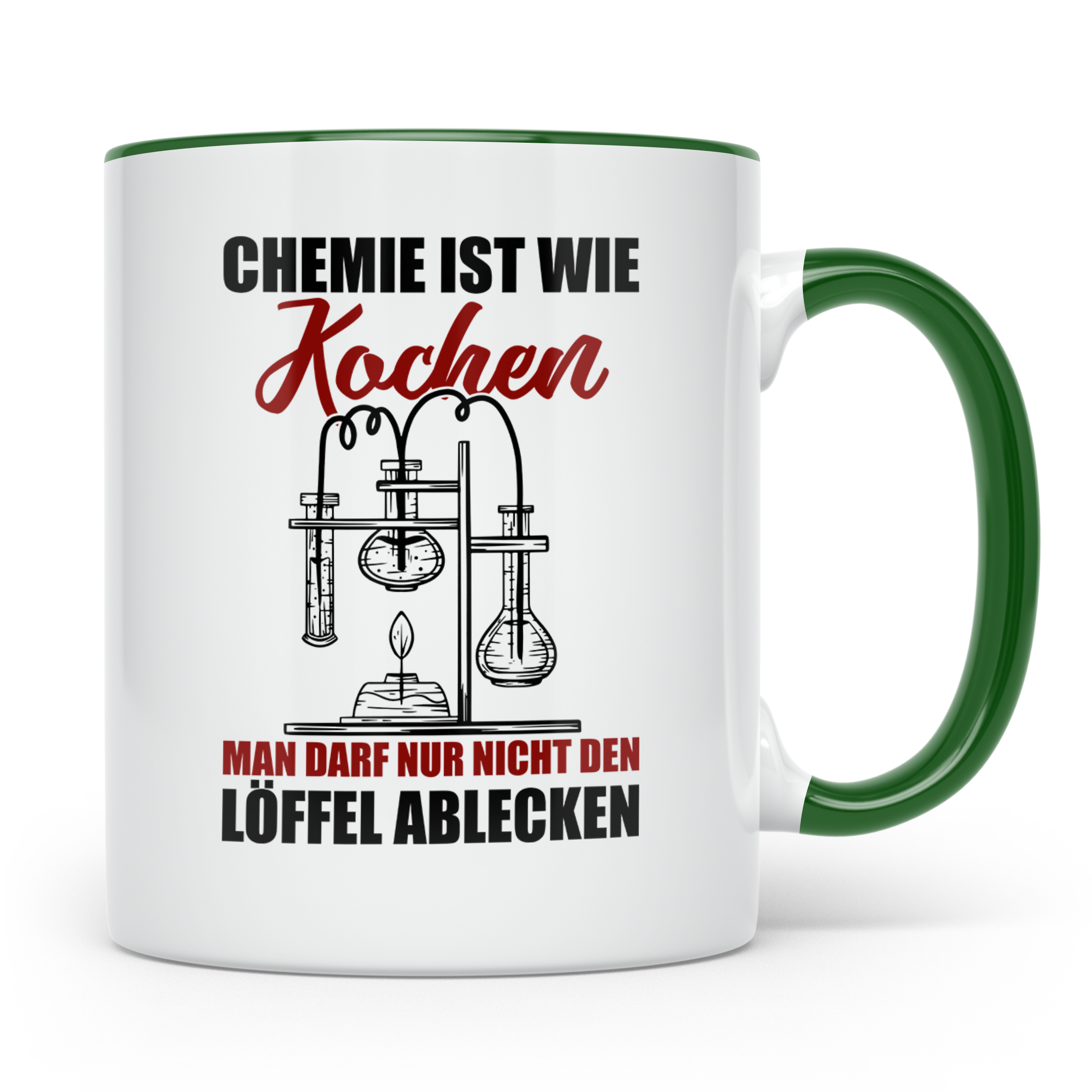 Chemie Tasse Lustig, Chemiker Geschenk, Kaffeetasse Labor Sp – Grün [farbe:grün]