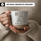 Tasse Koi Flüsterer, Kaffeetasse Koi Karpfen Motiv Geschenk, Keramikbe – Bild 2