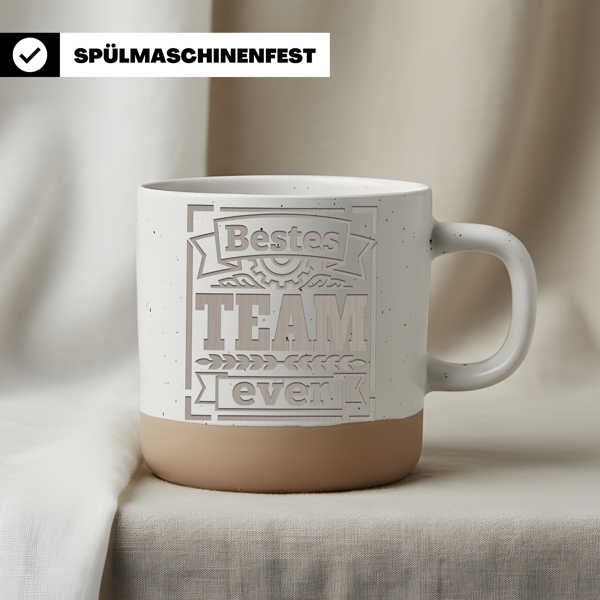 Tasse Bestes Team Ever, Kaffeetasse Kollegen Geschenk, Becher Teamarbe – Bild 3
