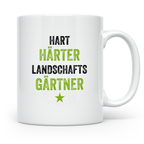 Härter Gärtner Tasse für Gärtnermeister lustiger Spruch Kaff – Weiß [farbe:weiß]