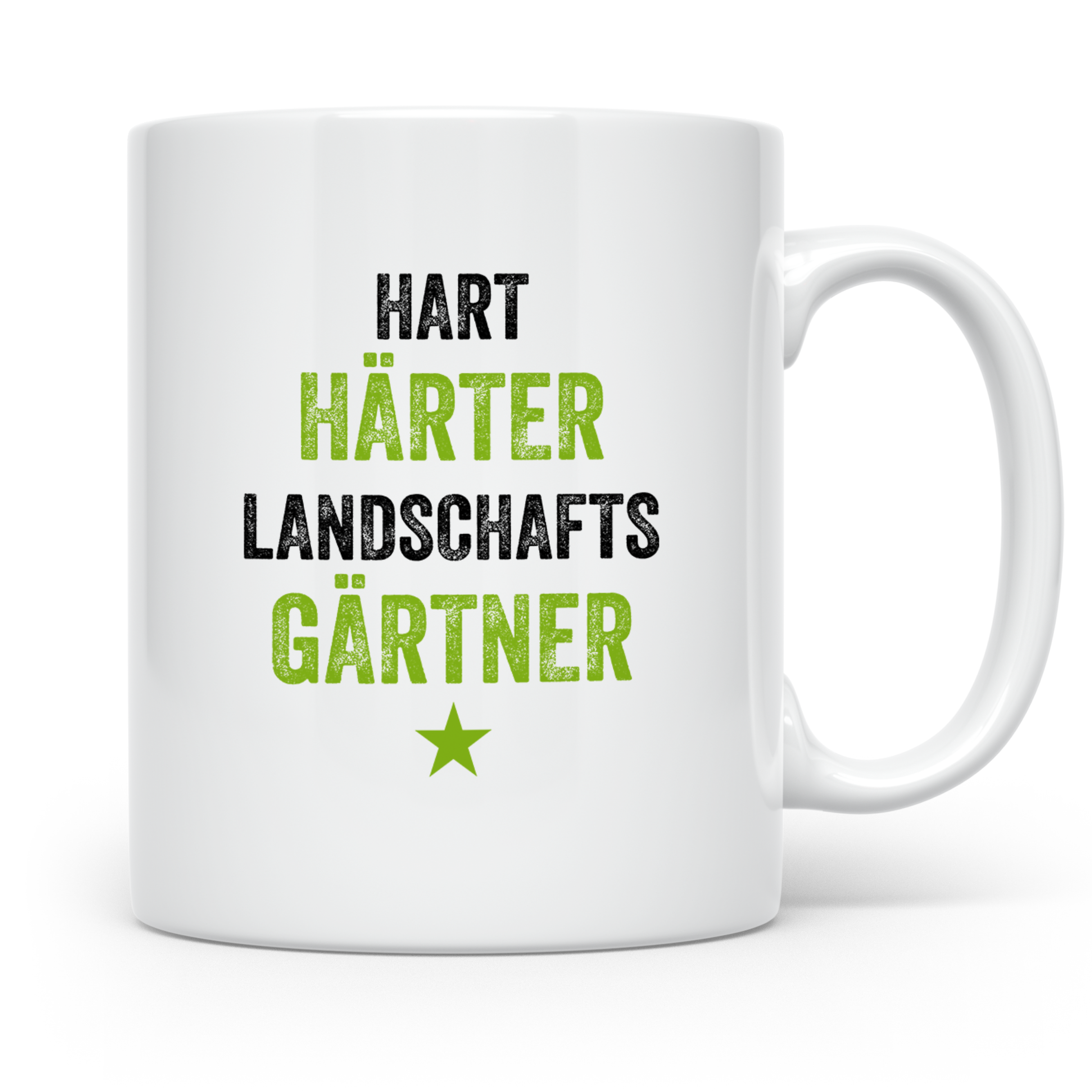 Härter Gärtner Tasse für Gärtnermeister lustiger Spruch Kaff – Weiß [farbe:weiß]
