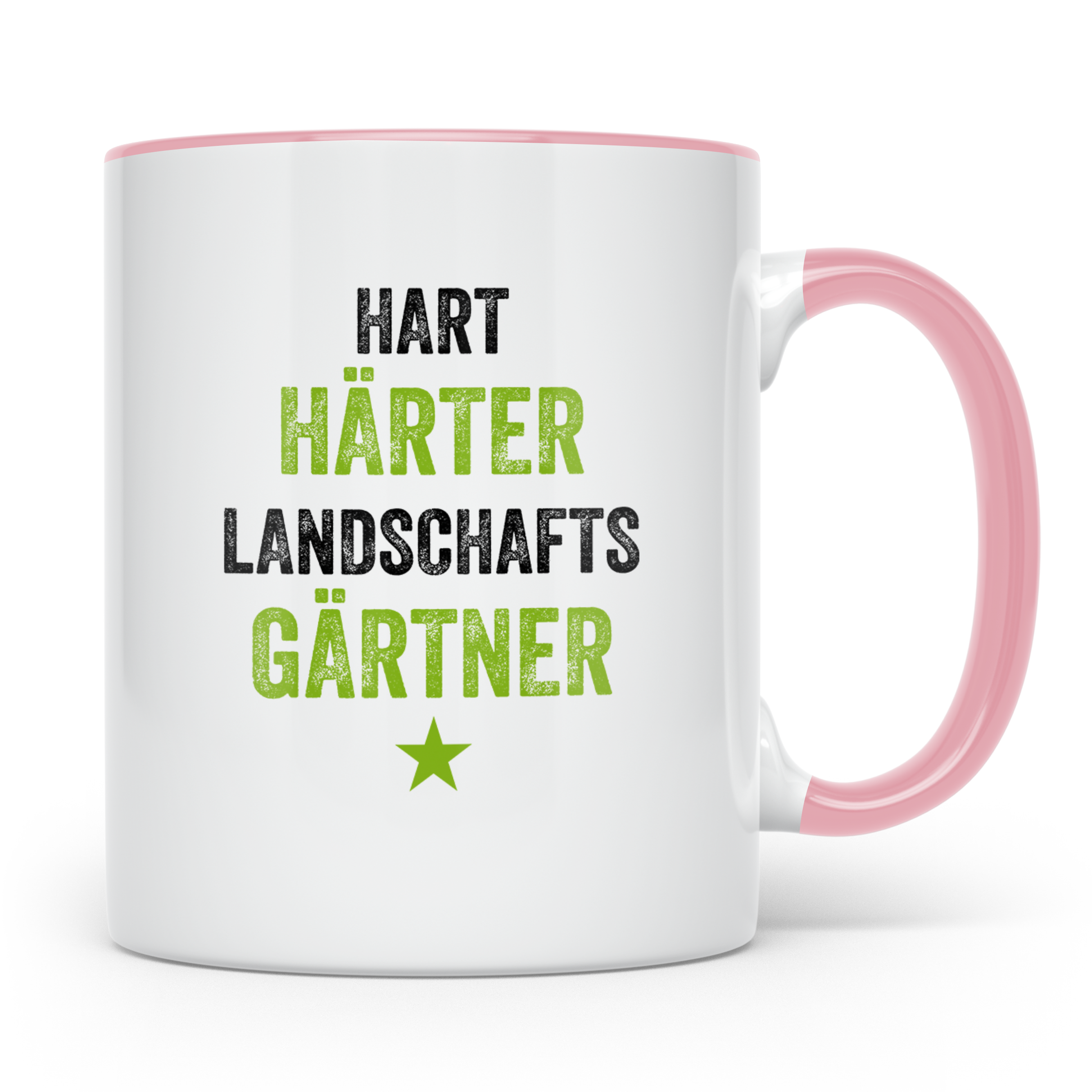 Härter Gärtner Tasse für Gärtnermeister lustiger Spruch Kaff – Rosa [farbe:rosa]