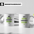 Härter Gärtner Tasse für Gärtnermeister lustiger Spruch Kaff – Weiß [farbe:weiß]