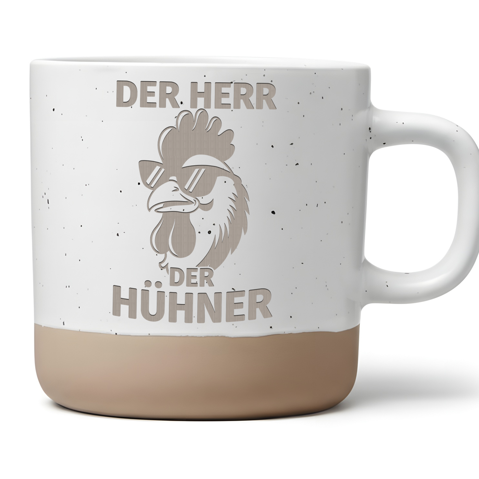 Tasse Der Herr der Hühner, Kaffeetasse Hühnerzüchter Geschenk, Keramik – Bild 1