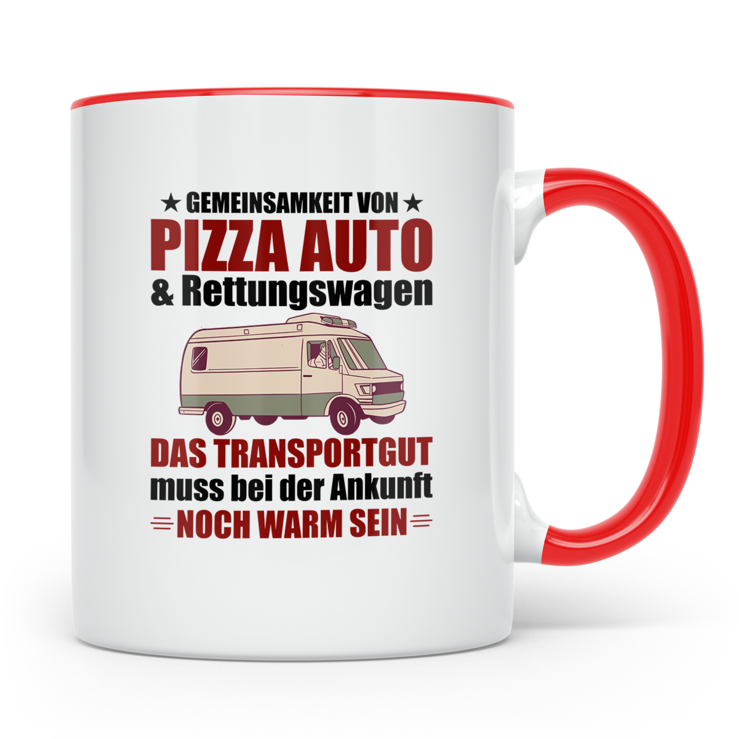 Rettungsdienst Tasse Lustig, Notfallsanitäter Geschenk, Rett – Rot [farbe:rot]