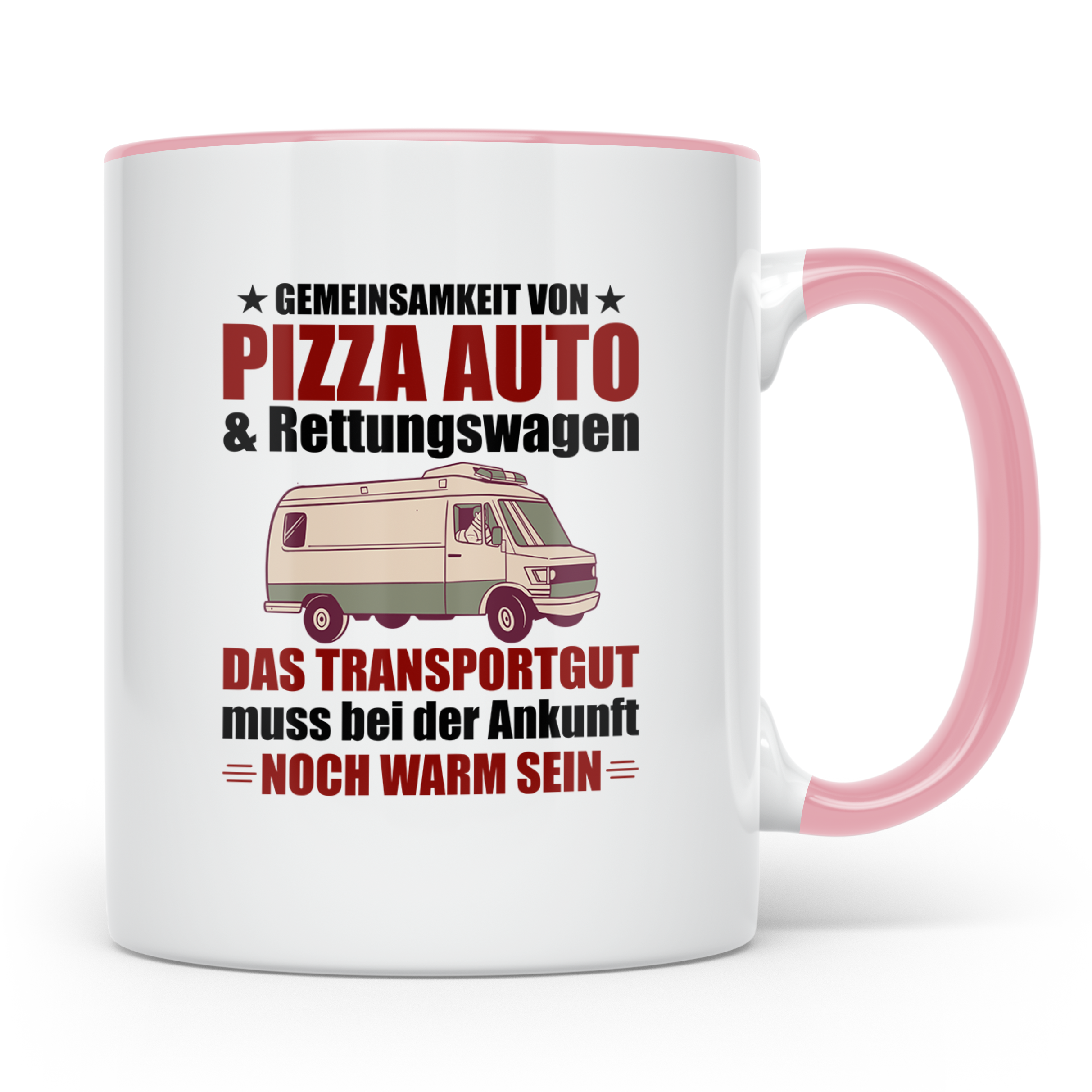 Rettungsdienst Tasse Lustig, Notfallsanitäter Geschenk, Rett – Rosa [farbe:rosa]