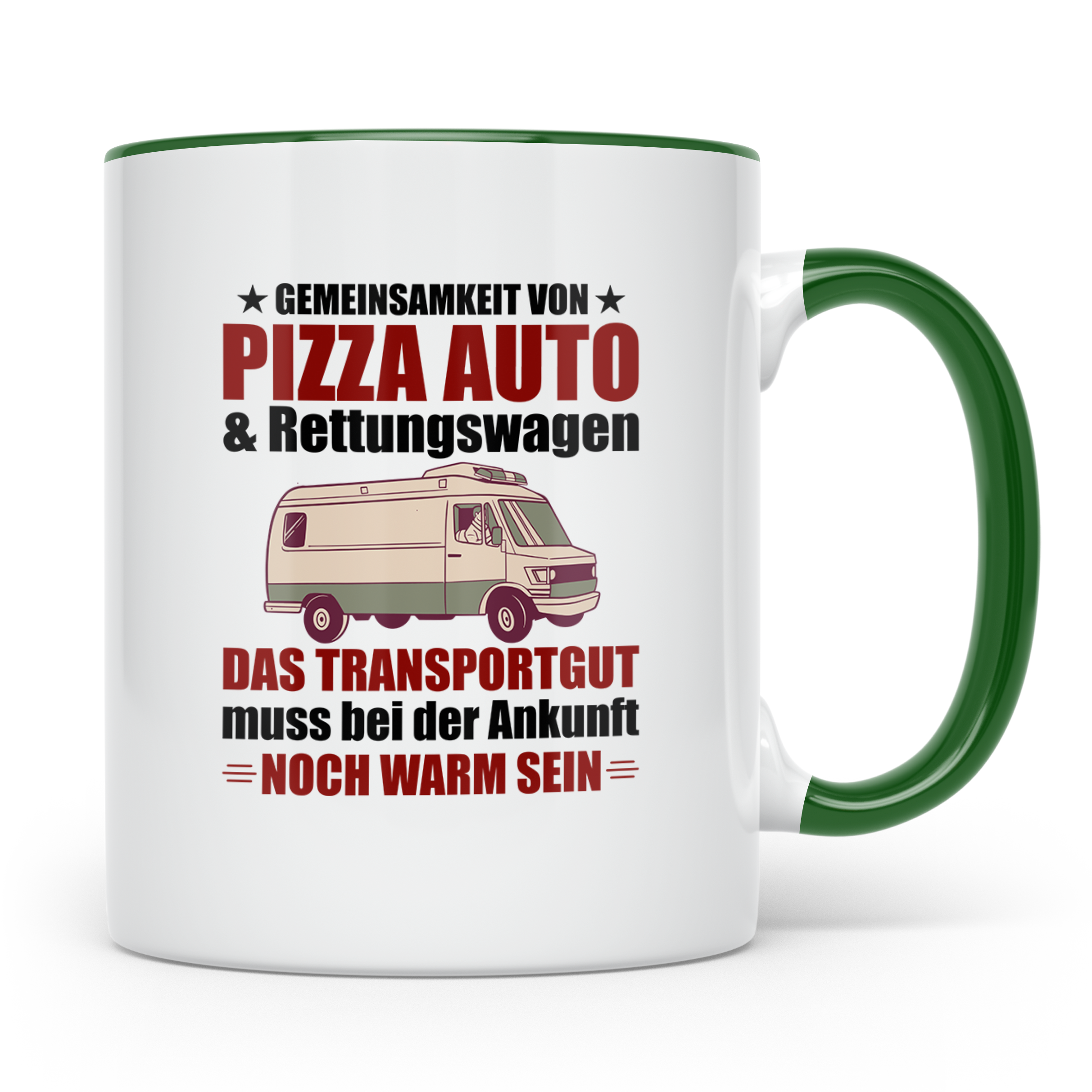 Rettungsdienst Tasse Lustig, Notfallsanitäter Geschenk, Rett – Grün [farbe:grün]