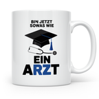 Arzt Abschluss 2024 Tasse - Medizinstudent Geschenkidee - Doktor Medizin Studium bestanden - Promotion Arztprüfung