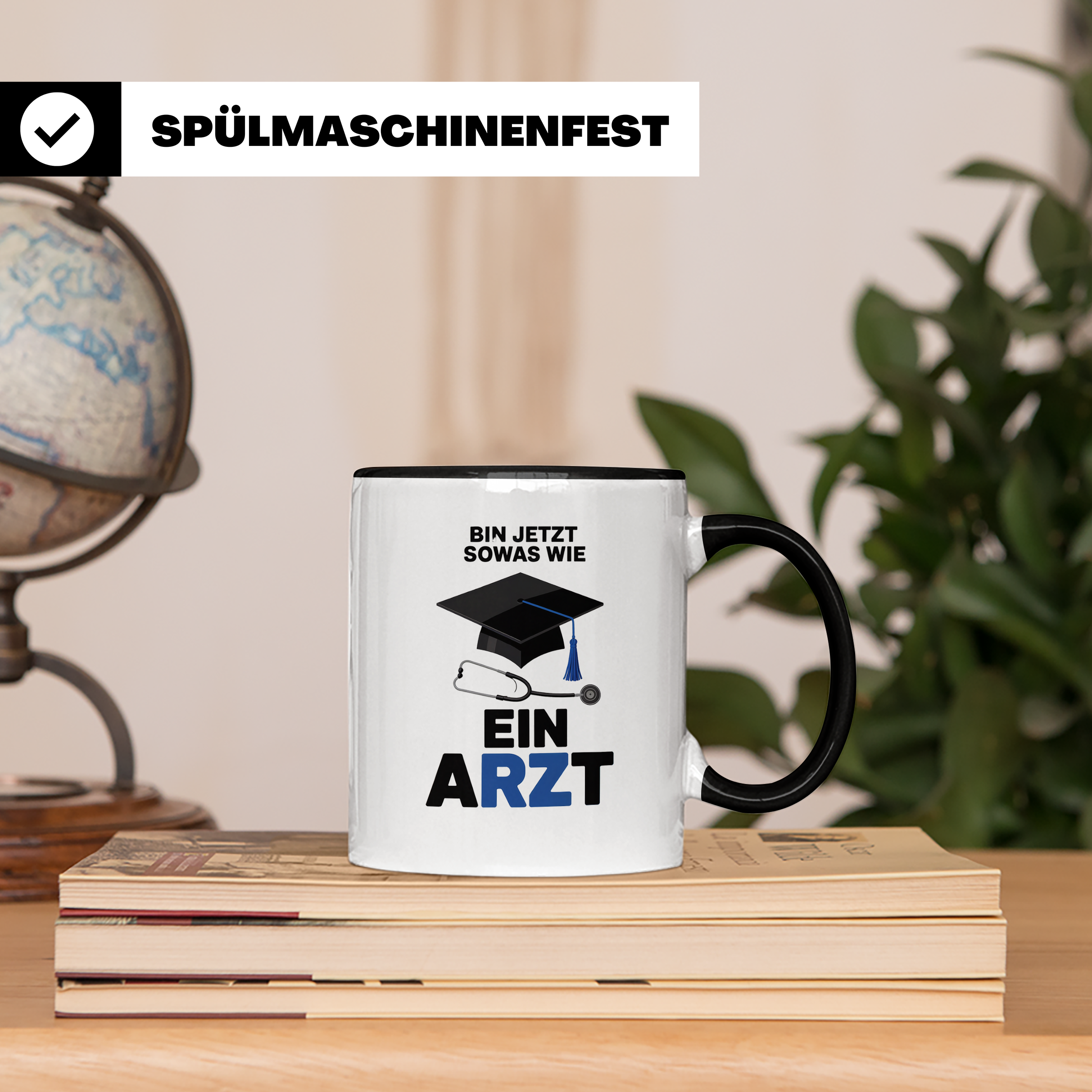 Arzt Abschluss 2024 Tasse - Medizinstudent Geschenkidee - Doktor Medizin Studium bestanden - Promotion Arztprüfung