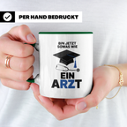 Arzt Abschluss 2024 Tasse - Medizinstudent Geschenkidee - Doktor Medizin Studium bestanden - Promotion Arztprüfung