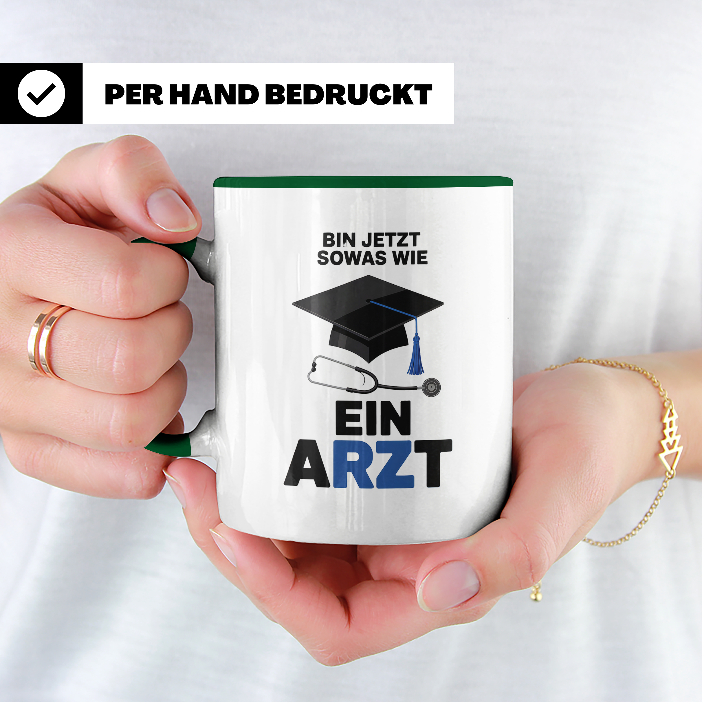 Arzt Abschluss 2024 Tasse - Medizinstudent Geschenkidee - Doktor Medizin Studium bestanden - Promotion Arztprüfung