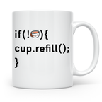 Programmierer Tasse Lustig, IT Entwickler Geschenk, Kaffeeta – Weiß [farbe:weiß]
