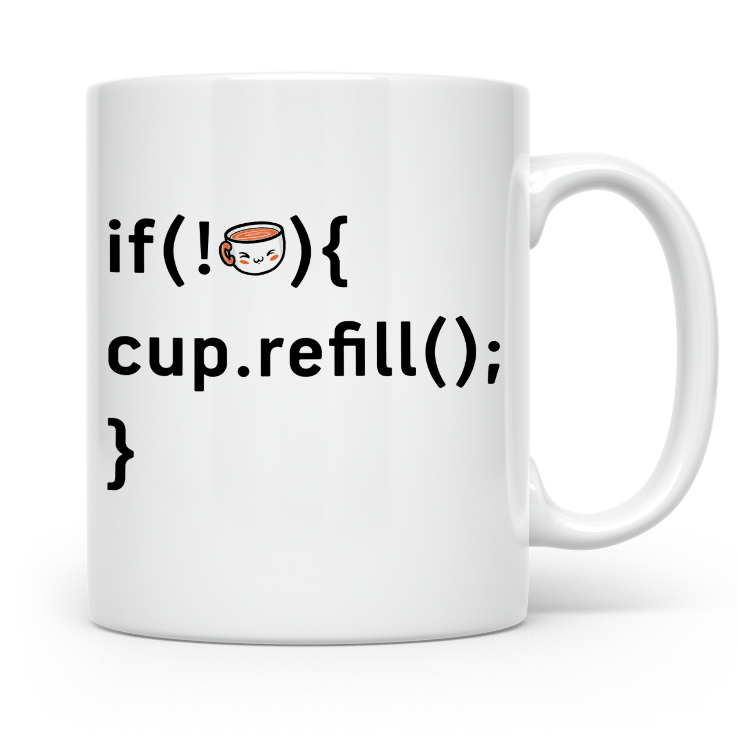 Programmierer Tasse Lustig, IT Entwickler Geschenk, Kaffeeta – Weiß [farbe:weiß]