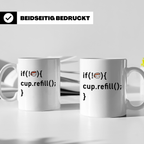 Programmierer Tasse Lustig, IT Entwickler Geschenk, Kaffeeta – Weiß [farbe:weiß]