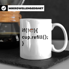 Programmierer Tasse Lustig, IT Entwickler Geschenk, Kaffeeta – Weiß [farbe:weiß]