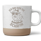 Tasse Ich bin hier die Schäfin, Kaffeetasse Lustiger Spruch Schaf, Ker – Bild 1