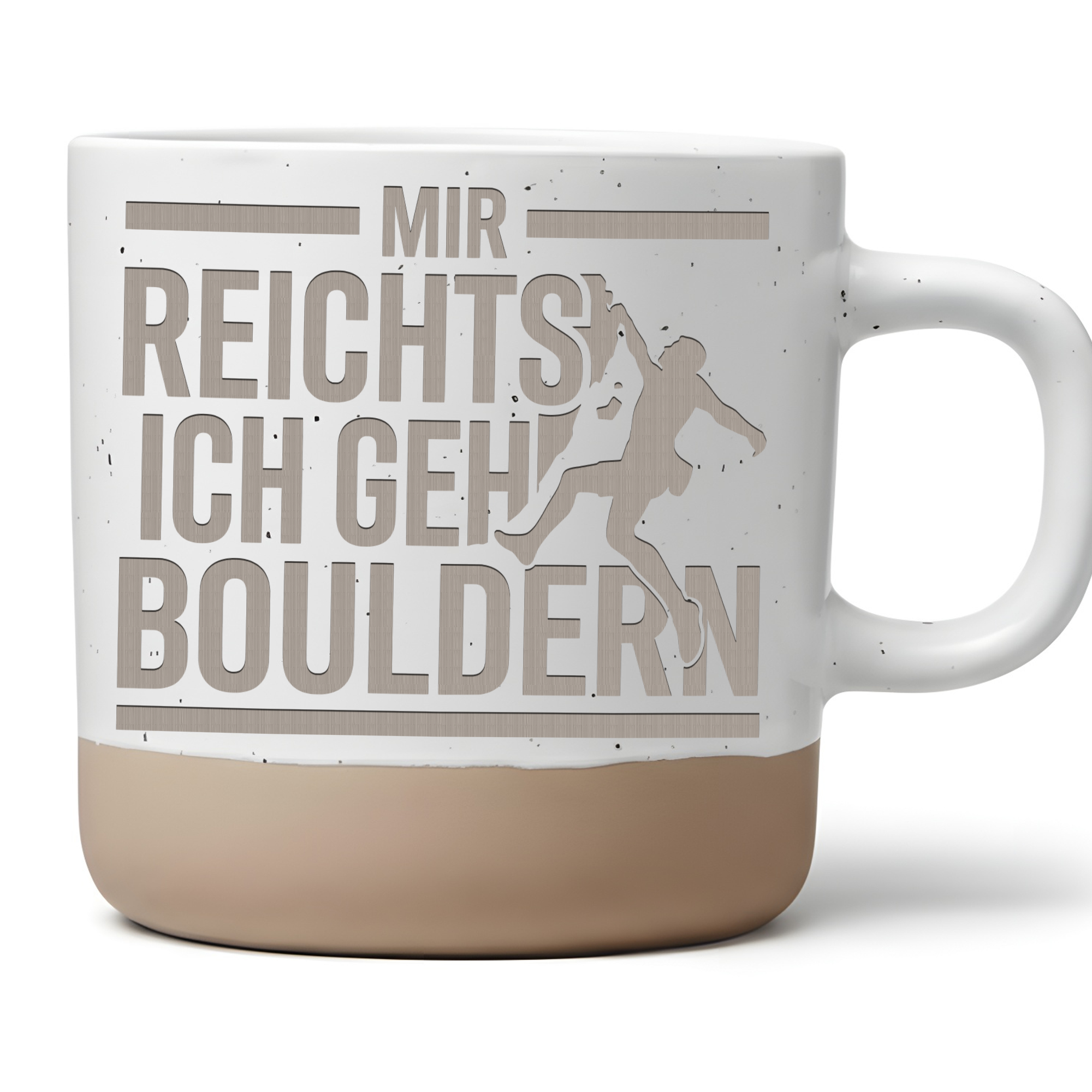 Tasse Mir reichts ich geh bouldern, Kaffeetasse Klettern Geschenk, Bou – Bild 1