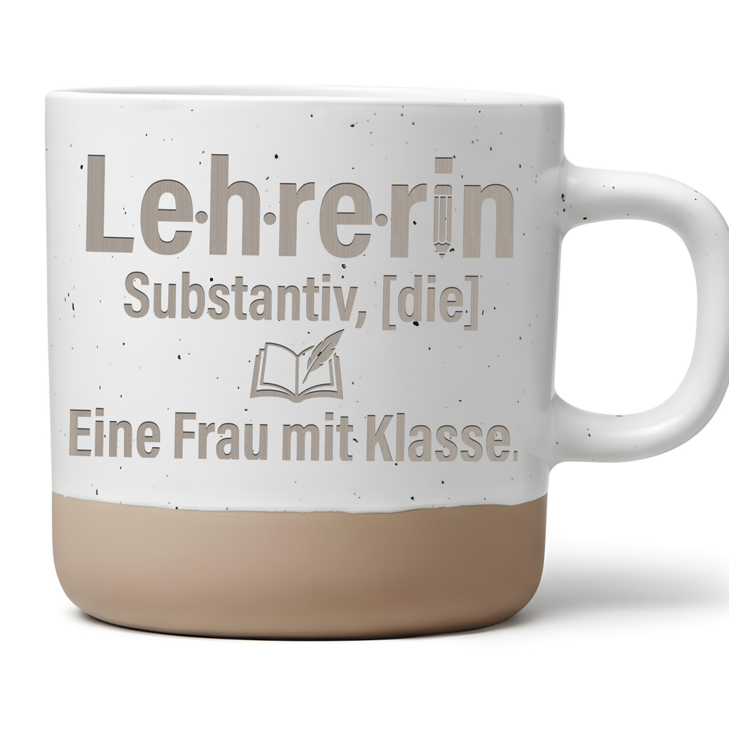 Tasse Lehrerin mit Klasse, Kaffeetasse Definition Lehrerin Geschenk, K – Bild 1