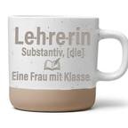Tasse Lehrerin mit Klasse, Kaffeetasse Definition Lehrerin Geschenk, K – Bild 1