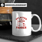 Pflaster Laster Fahrer Tasse für Rettungssanitäter & Notfall – Weiß [farbe:weiß]