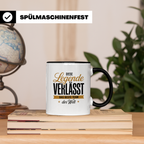 Legende verlässt das beste Team Tasse - Abschiedsgeschenk Kollegen Jobwechsel, Mitarbeiter Ruhestand, Geschenkidee für Teammitglieder