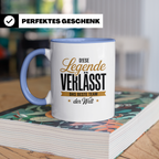 Legende verlässt das beste Team Tasse - Abschiedsgeschenk Kollegen Jobwechsel, Mitarbeiter Ruhestand, Geschenkidee für Teammitglieder