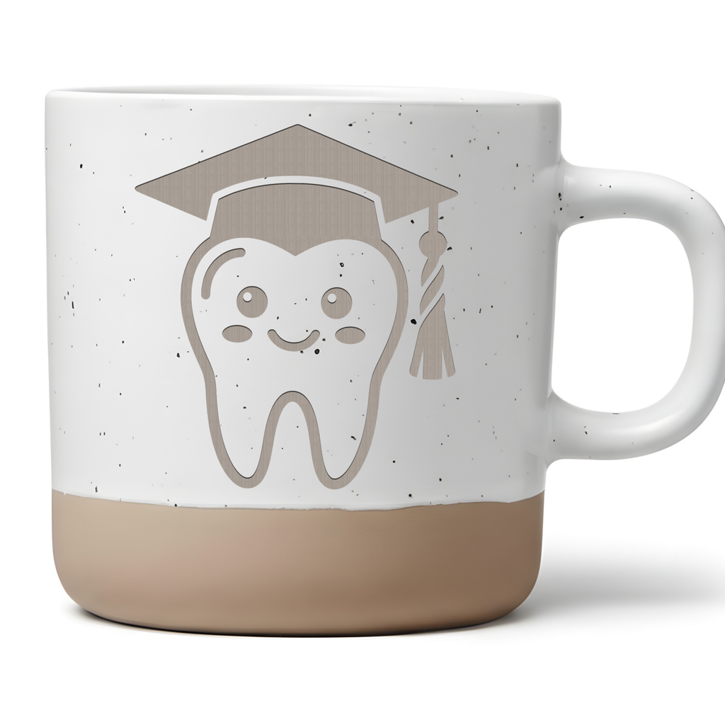 Tasse Zahnmedizin Abschluss, Kaffeetasse Zahnarzt Geschenk, Keramikbec – Bild 1