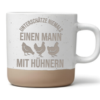 Hühner Tasse mit Spruch Lustig Geschenk für Männer Hühnerzüchter Kaffe – Bild 1