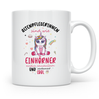 Altenpflegerin Tasse mit Einhorn Spruch als Geschenk für Pfl – Weiß [farbe:weiß]