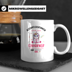 Altenpflegerin Tasse mit Einhorn Spruch als Geschenk für Pfl – Weiß [farbe:weiß]