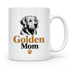 Golden Retriever Mom Tasse - Hunde Mama Geschenkidee, Retrieverliebhaber, Hundebesitzerin, Hundehalterin, Frauchen, Haustier Mama