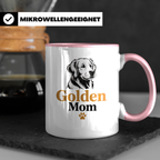 Golden Retriever Mom Tasse - Hunde Mama Geschenkidee, Retrieverliebhaber, Hundebesitzerin, Hundehalterin, Frauchen, Haustier Mama