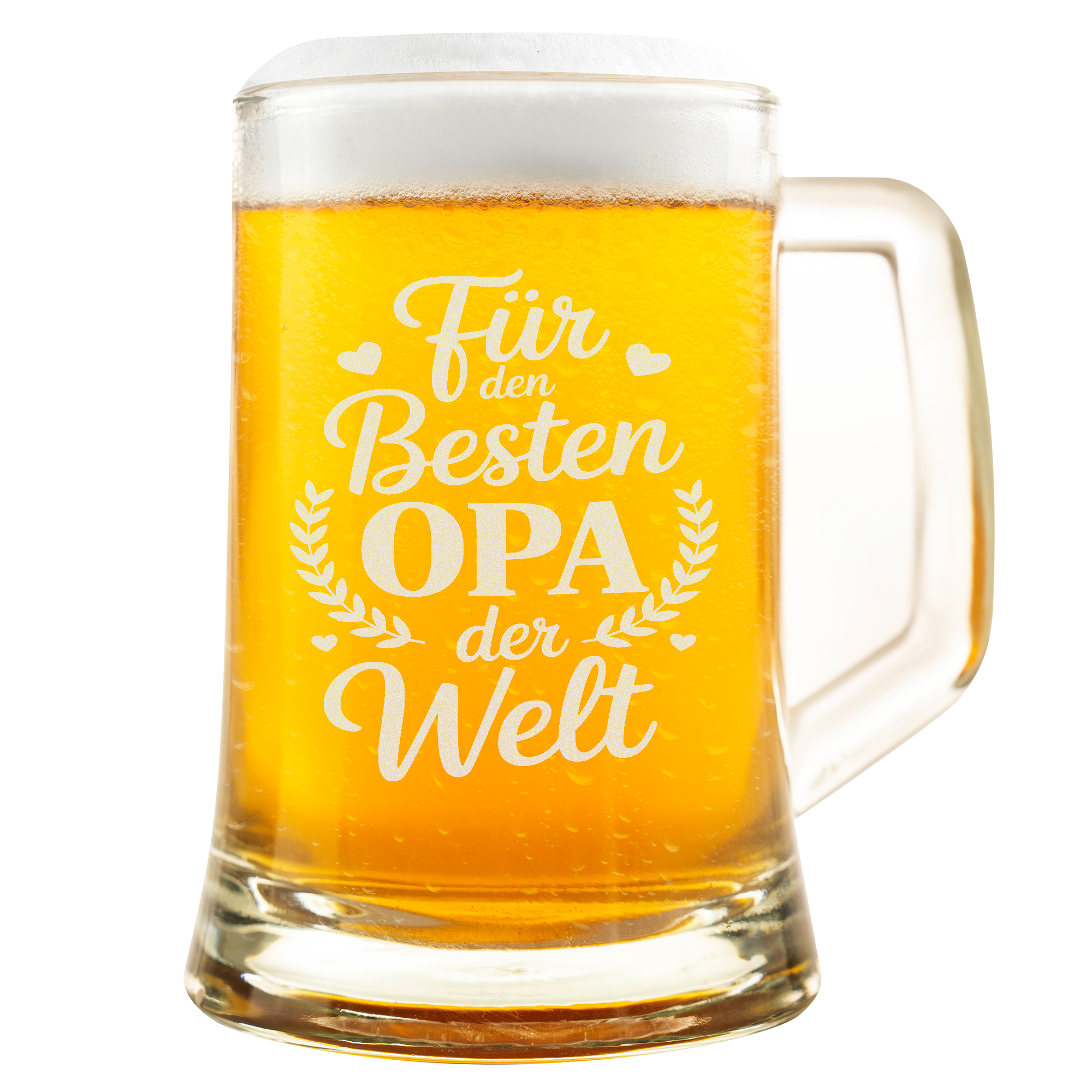 Bierkrug Bester Opa der Welt Geschenk  Enkel Geschenkidee Geburtstag Opa Spruch Männer