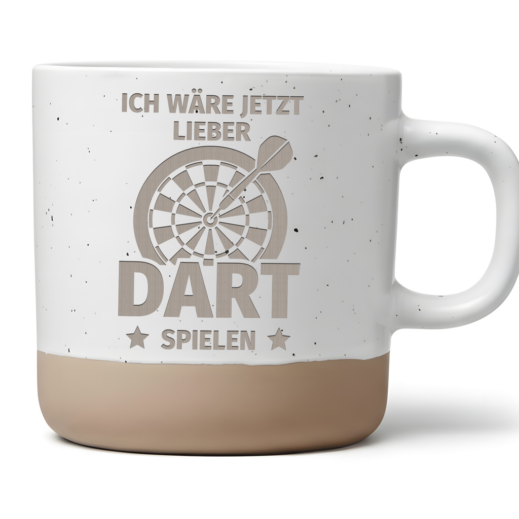 Dart Tasse mit Spruch Lustig Geschenk Dartspieler Kaffeetasse Dartspor – Bild 1