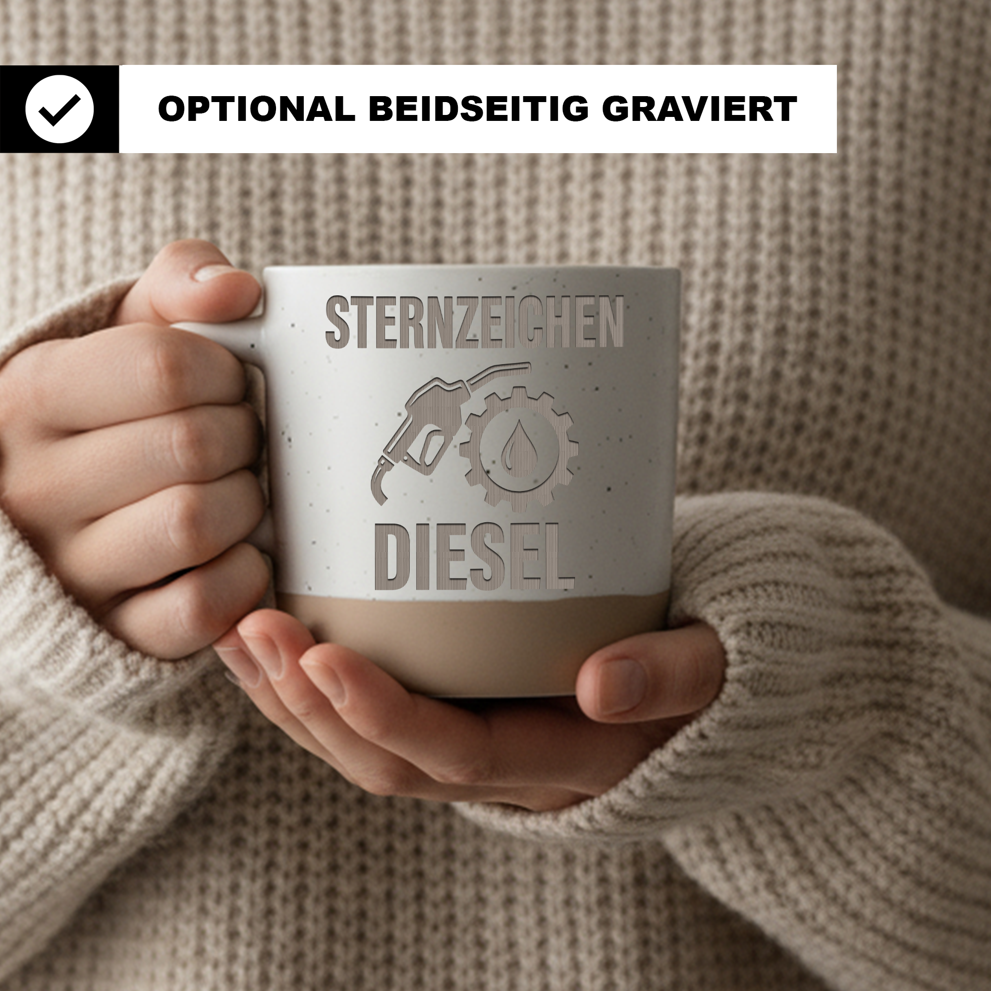 Sternzeichen Diesel Tasse Lustig Geschenk für Autofahrer Kaffeetasse A – Bild 2