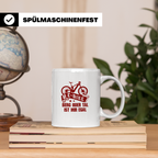 E-Bike Tasse mit Spruch "Berg oder Tal ist mir egal", Gesche – Weiß [farbe:weiß]
