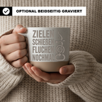 Bogenschießen Tasse mit Spruch Lustig Geschenk Bogenschütze Kaffeetass – Bild 2