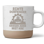 Dorfkind Tasse mit Spruch Lustig Geschenk für Landwirt Kaffeetasse Tra – Bild 1