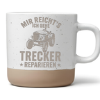 Traktor Tasse mit Spruch Lustig Geschenk für Landwirt Kaffeetasse Trec – Bild 1