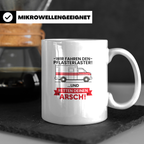 Pflasterlaster Tasse mit Spruch | Geschenk für Sanitäter, Re – Weiß [farbe:weiß]