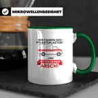 Pflasterlaster Tasse mit Spruch | Geschenk für Sanitäter, Re – Grün [farbe:grün]
