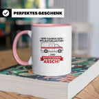 Pflasterlaster Tasse mit Spruch | Geschenk für Sanitäter, Re – Rosa [farbe:rosa]