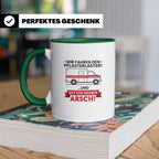 Pflasterlaster Tasse mit Spruch | Geschenk für Sanitäter, Re – Grün [farbe:grün]
