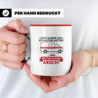 Pflasterlaster Tasse mit Spruch | Geschenk für Sanitäter, Re – Rot [farbe:rot]